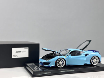 DM Pro  1:18 Ferrari 488 Pista - Modello da collezione - immagine 1