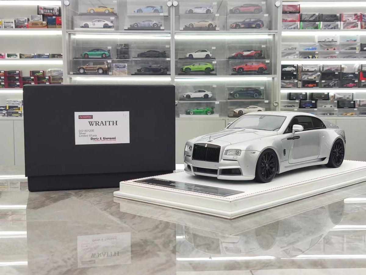 Scale Model DG Rolls-Royce Wraith DG1 DG180120E 1:18 Silver - immagine 1