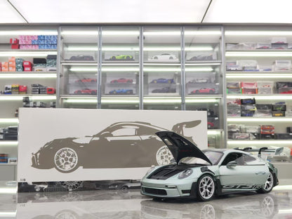 Scale Model Porsche 911GT3RS 110062044 1:18 Silver - immagine 1