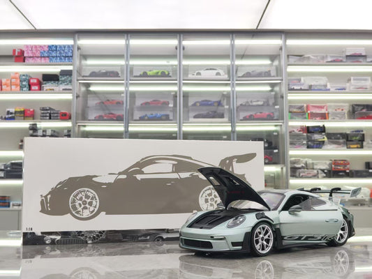 Scale Model Porsche 911GT3RS 110062044 1:18 Silver - immagine 1