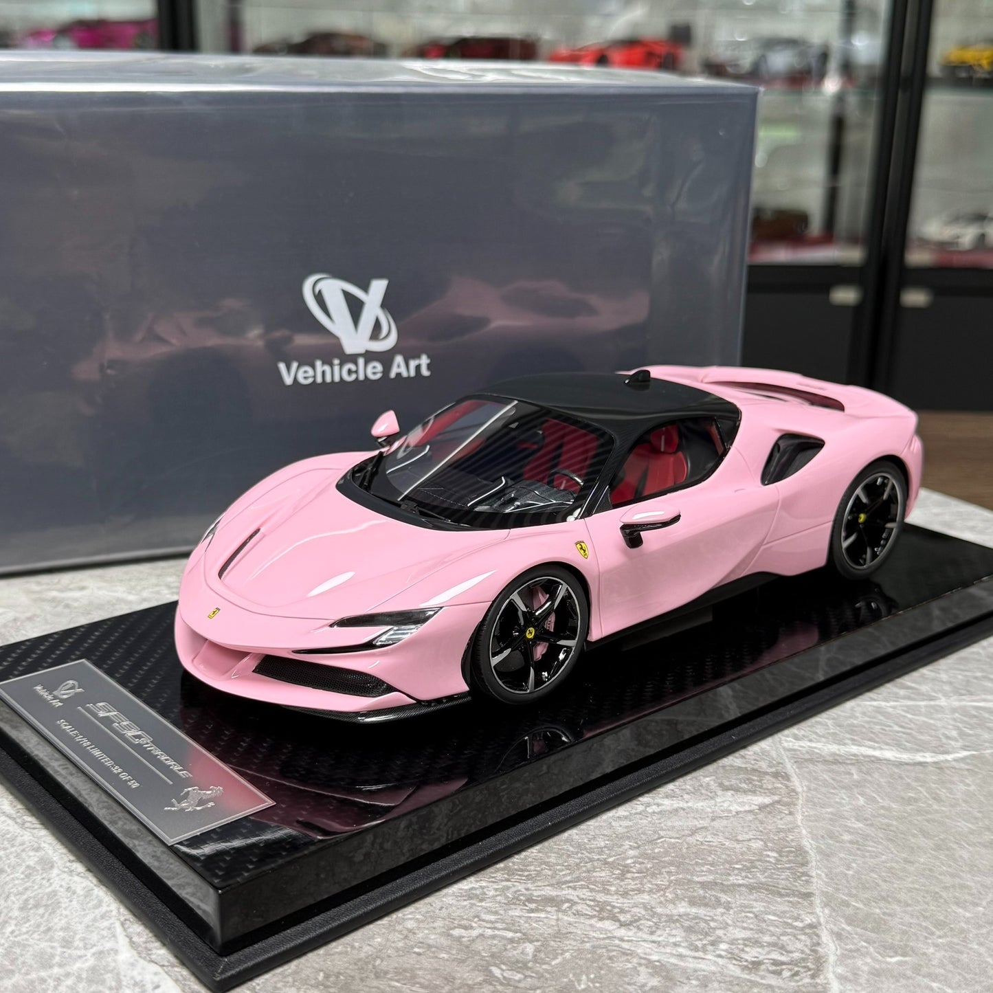 Vehicle Art Ferrari SF90 1:18 Resin Model image 1