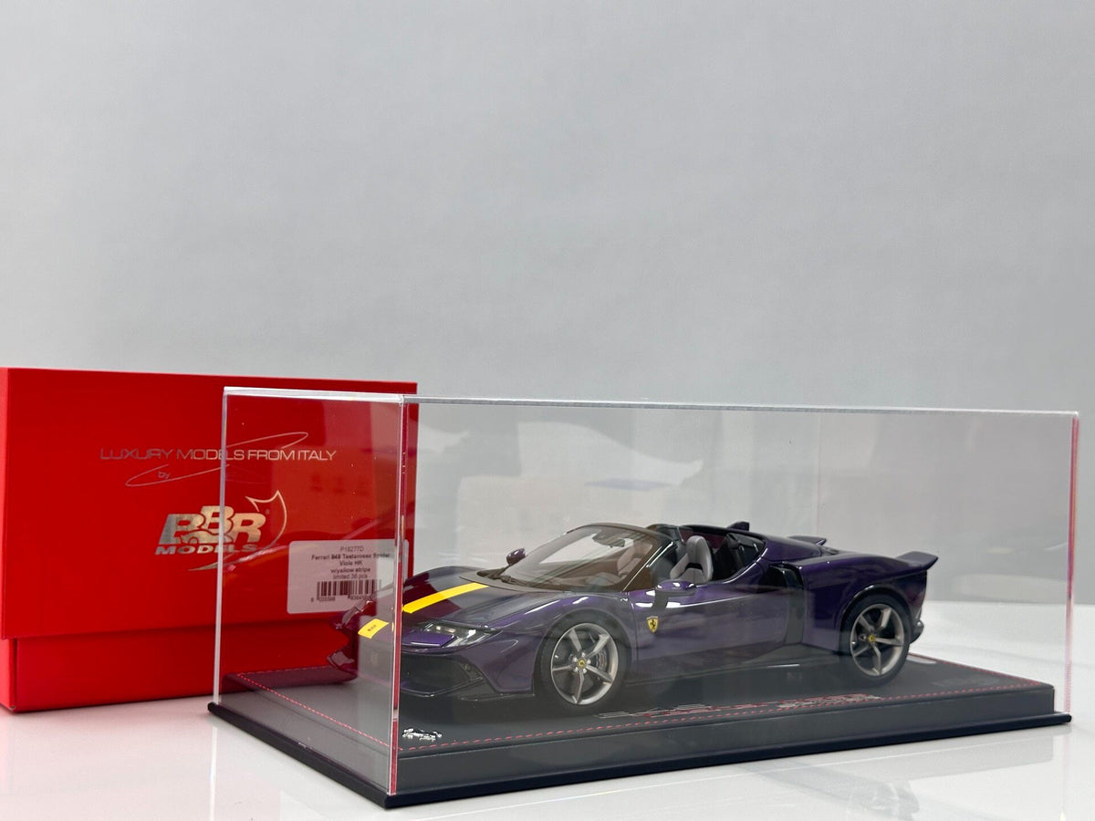 BBR Ferrari 849 Testarossa Sp Spider 1:18 Purple - immagine 1
