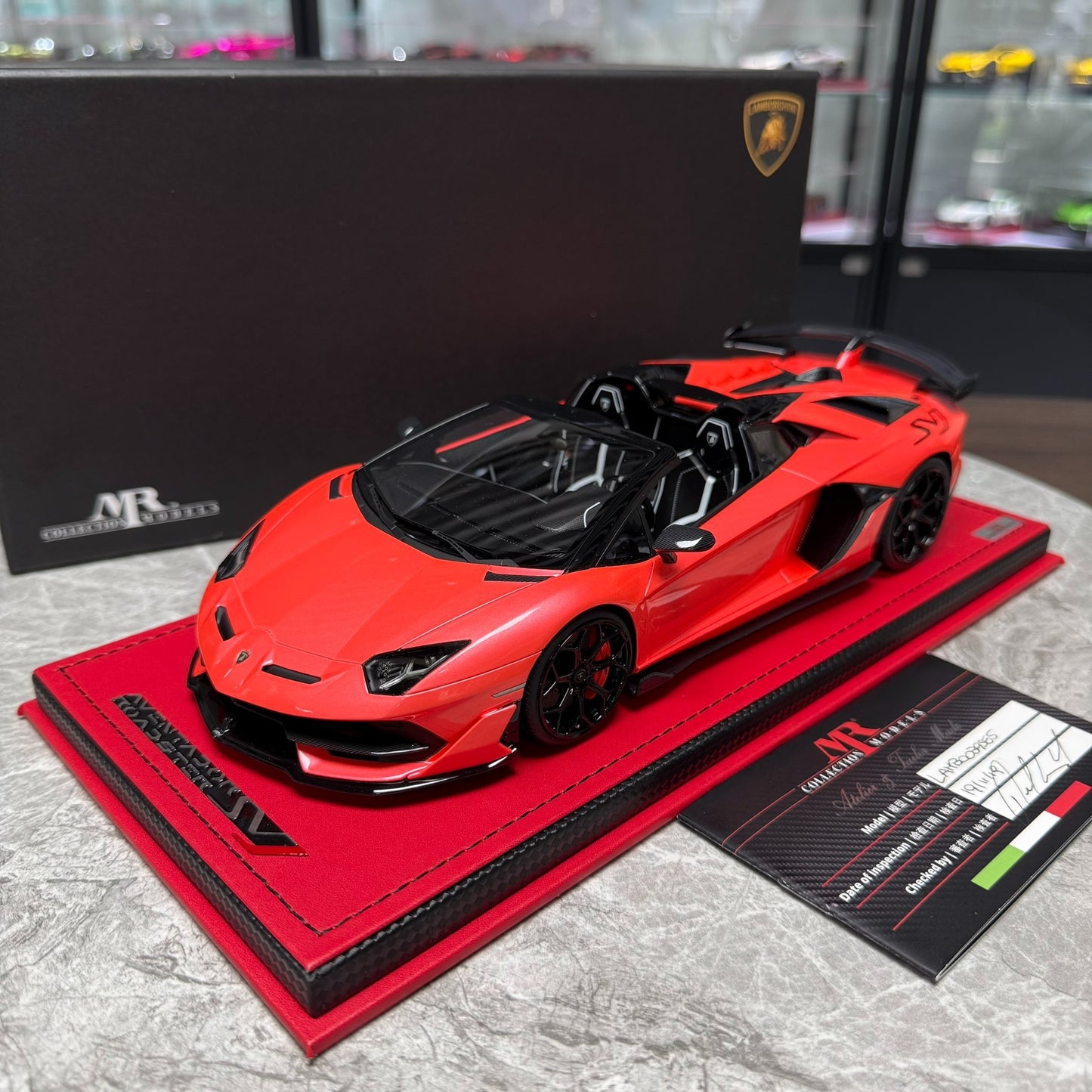 MR Lamborghini Aventador SVJ 1:18 Resin Model image 1
