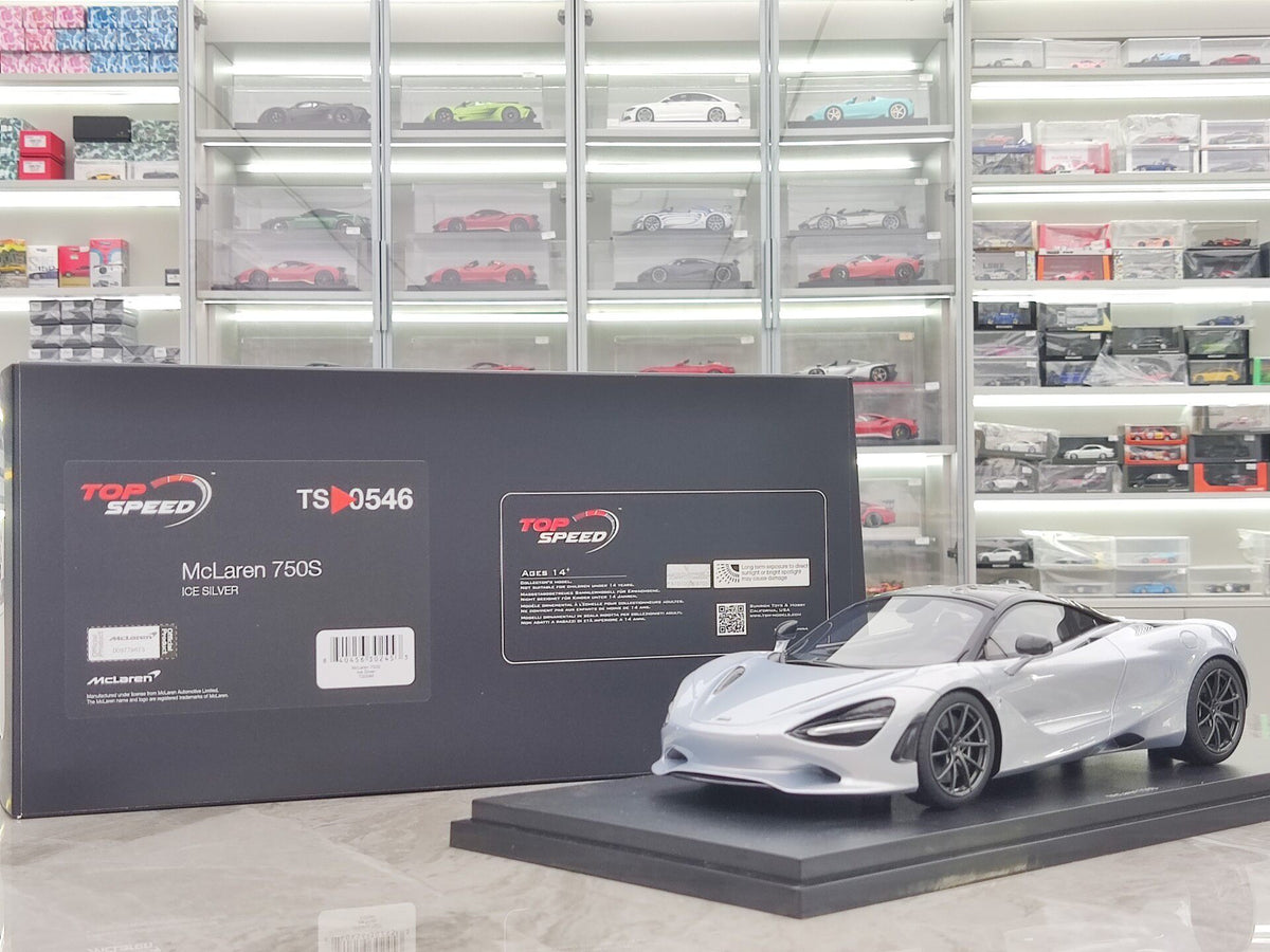TopSpeed McLaren 750S 1:18 Silver - immagine 1
