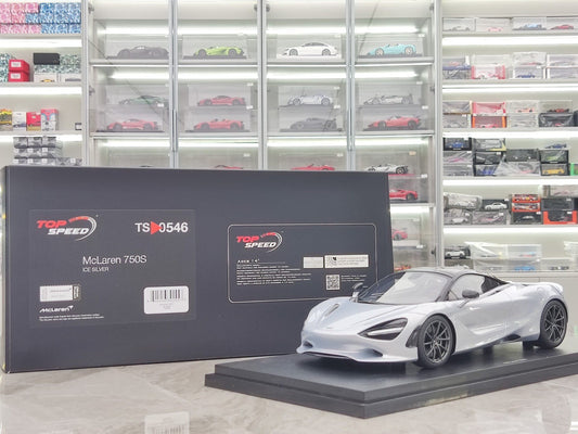 TopSpeed McLaren 750S 1:18 Silver - immagine 1