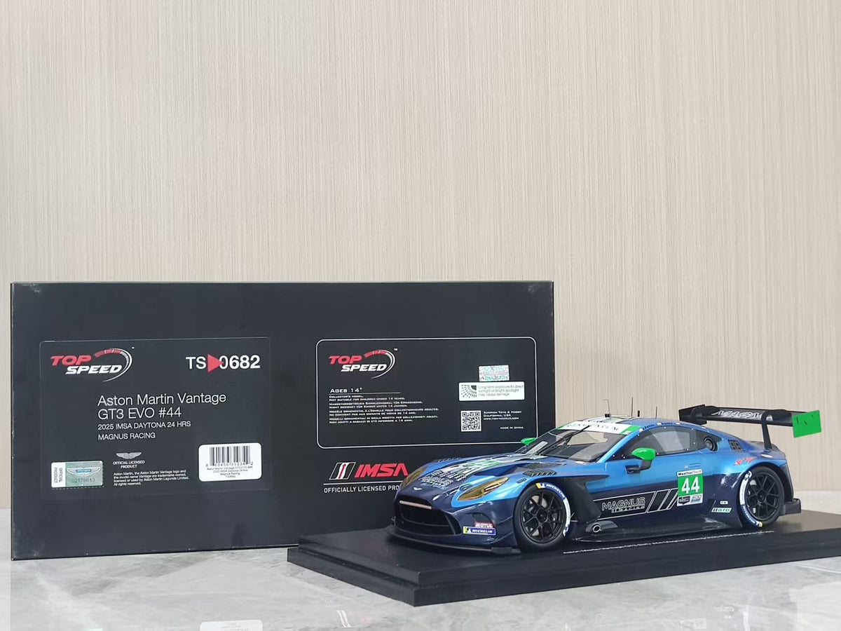 TopSpeed Aston Martin Vantage GT EVO Magnus Racing BlueLivery 1:18 - immagine 1