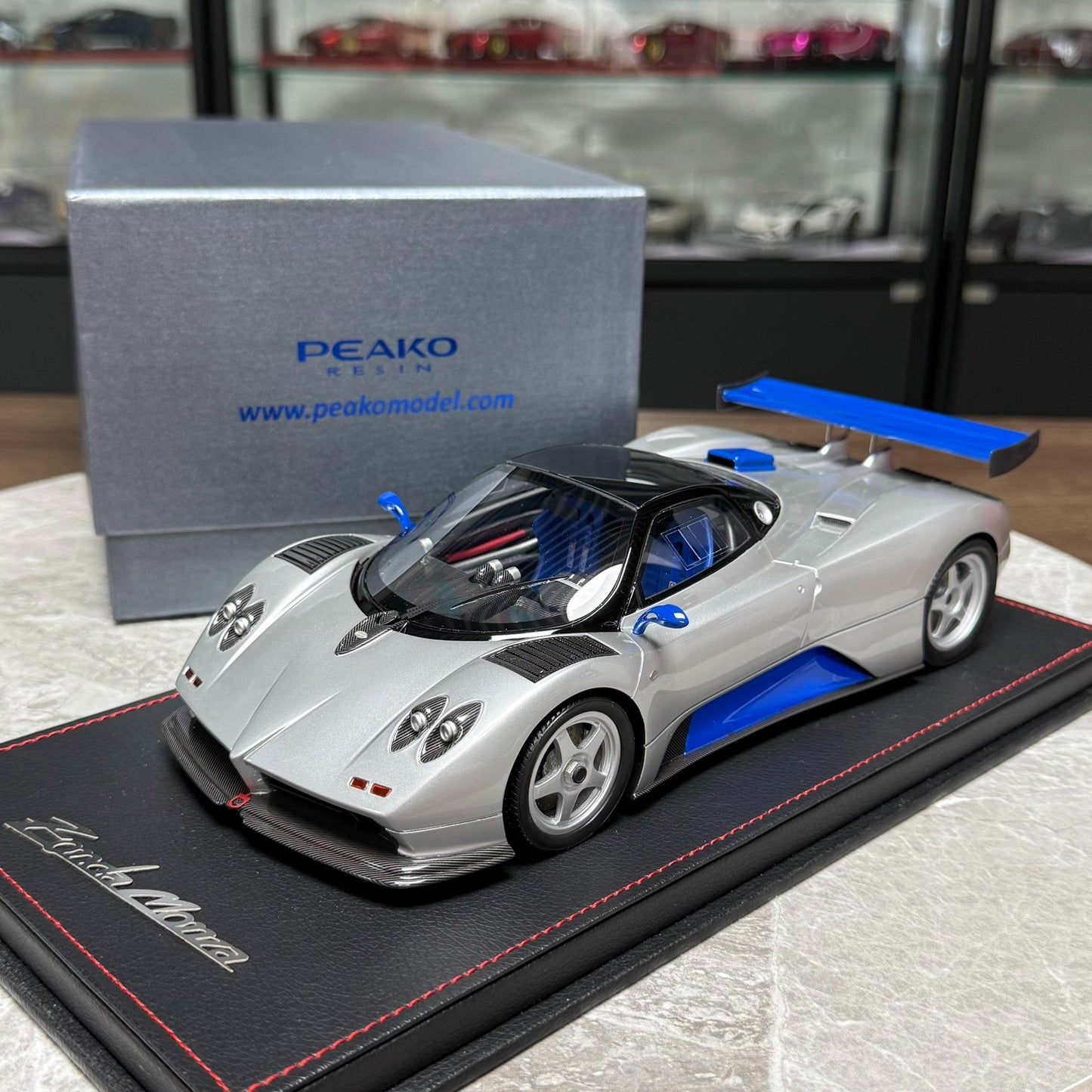 Peako Pagani Zonda C12 Monza 1:18 Resin Model image 1