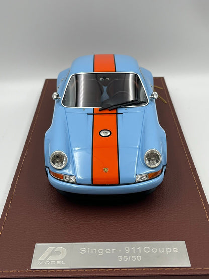 Scale Model Delicate 1 18Porsche 911 Sin Singer Light - immagine 1