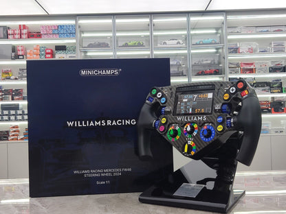 MINICHAMPS WILLIAMS F1 FW4 FW46 2024 210240223 1:1 Black - immagine 1