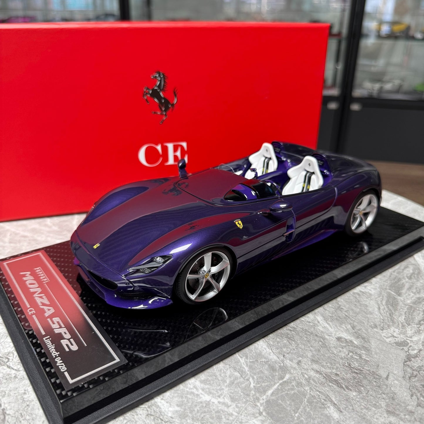 CE Ferrari Monza SP2 1:18 Resin Model image 1
