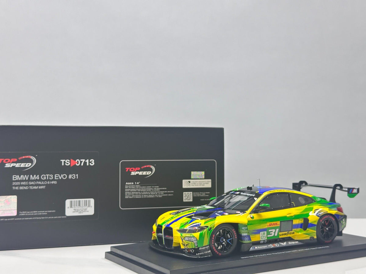 TopSpeed BMW M4 EVO Bend WRT GreenLivery 1:18 - immagine 1