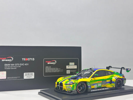 TopSpeed BMW M4 EVO Bend WRT GreenLivery 1:18 - immagine 1