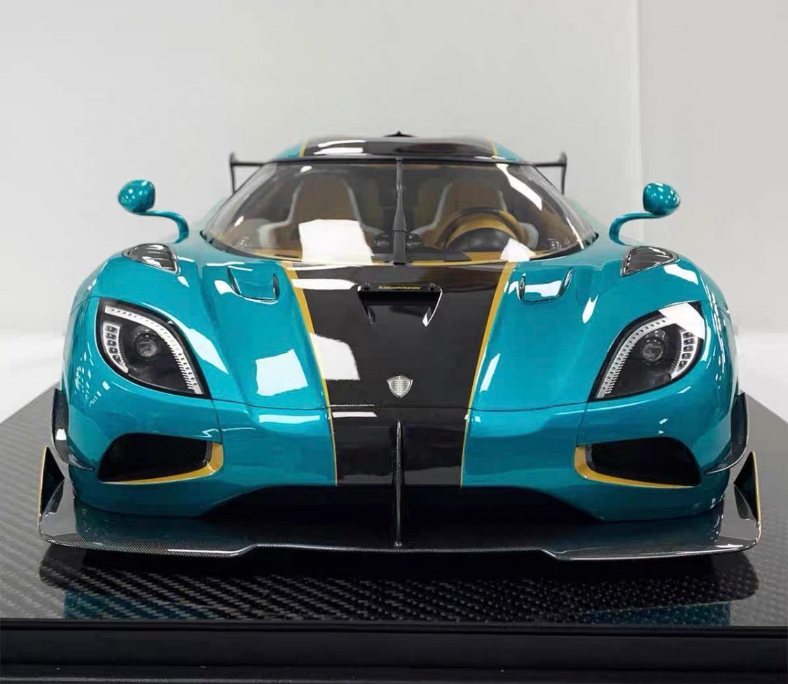 Frontiart 1/8 Koenigsegg Agera RS Ocean Blue Limited Edition Resin Model