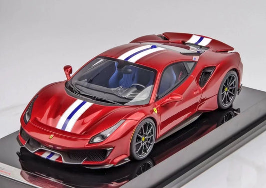 Amalgam 1/18 Ferrari 488 Pista Rosso Corsa Resin Model