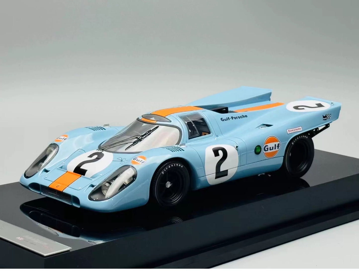 Amalgam 1/18 Porsche 917K Daytona Gulf Livery Resin Model