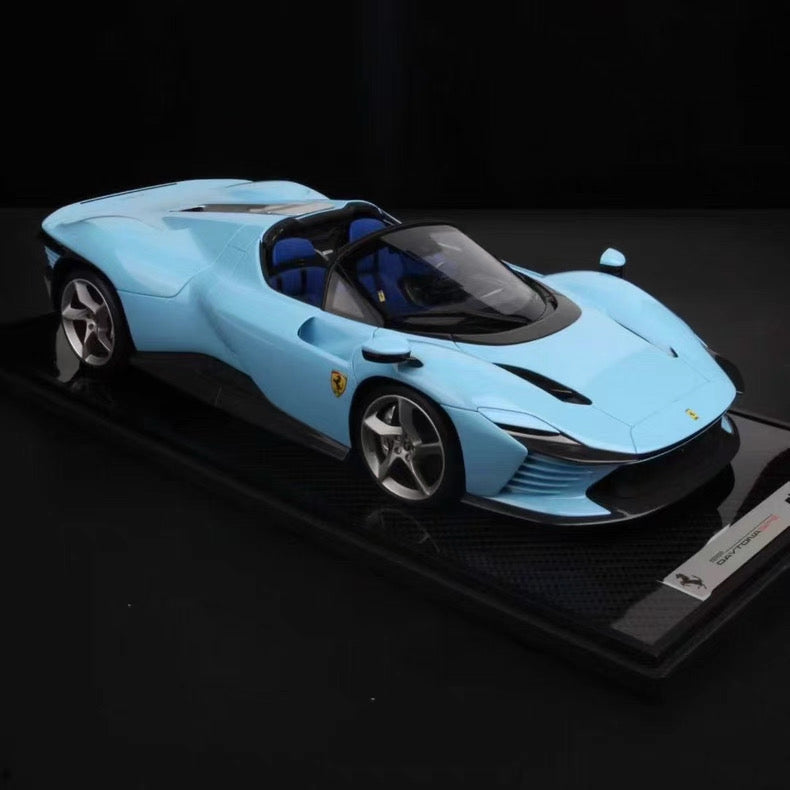 BBR 1/12 Ferrari Daytona SP3 Resin Model – Blu Pozzi
