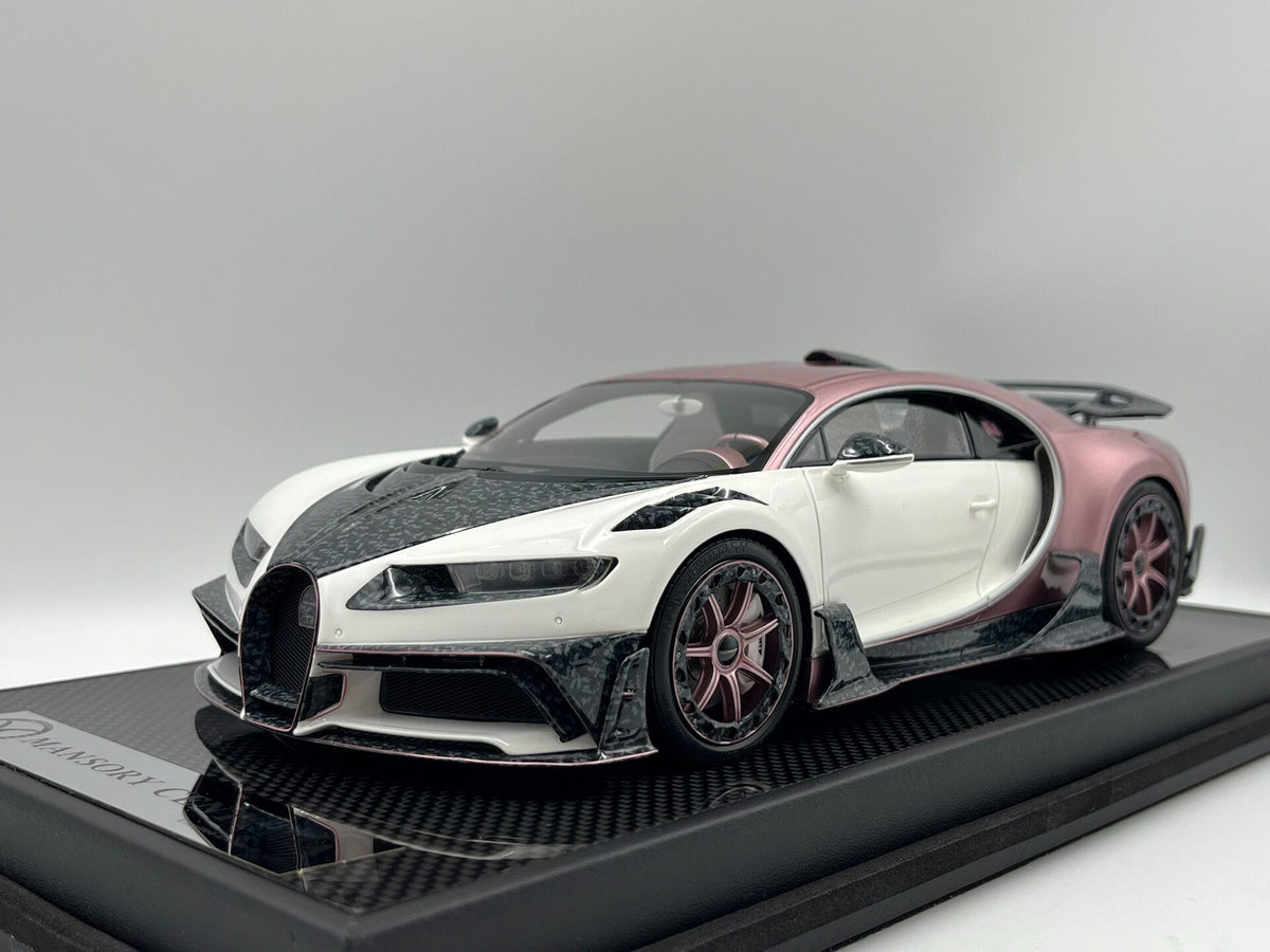 Scale Model Mansory Bugatti Chiron 2.0 78:99 White - immagine 2