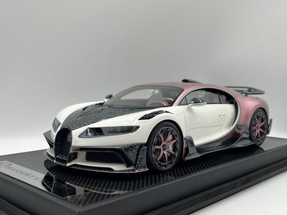 Scale Model Mansory Bugatti Chiron 2.0 78:99 White - immagine 2