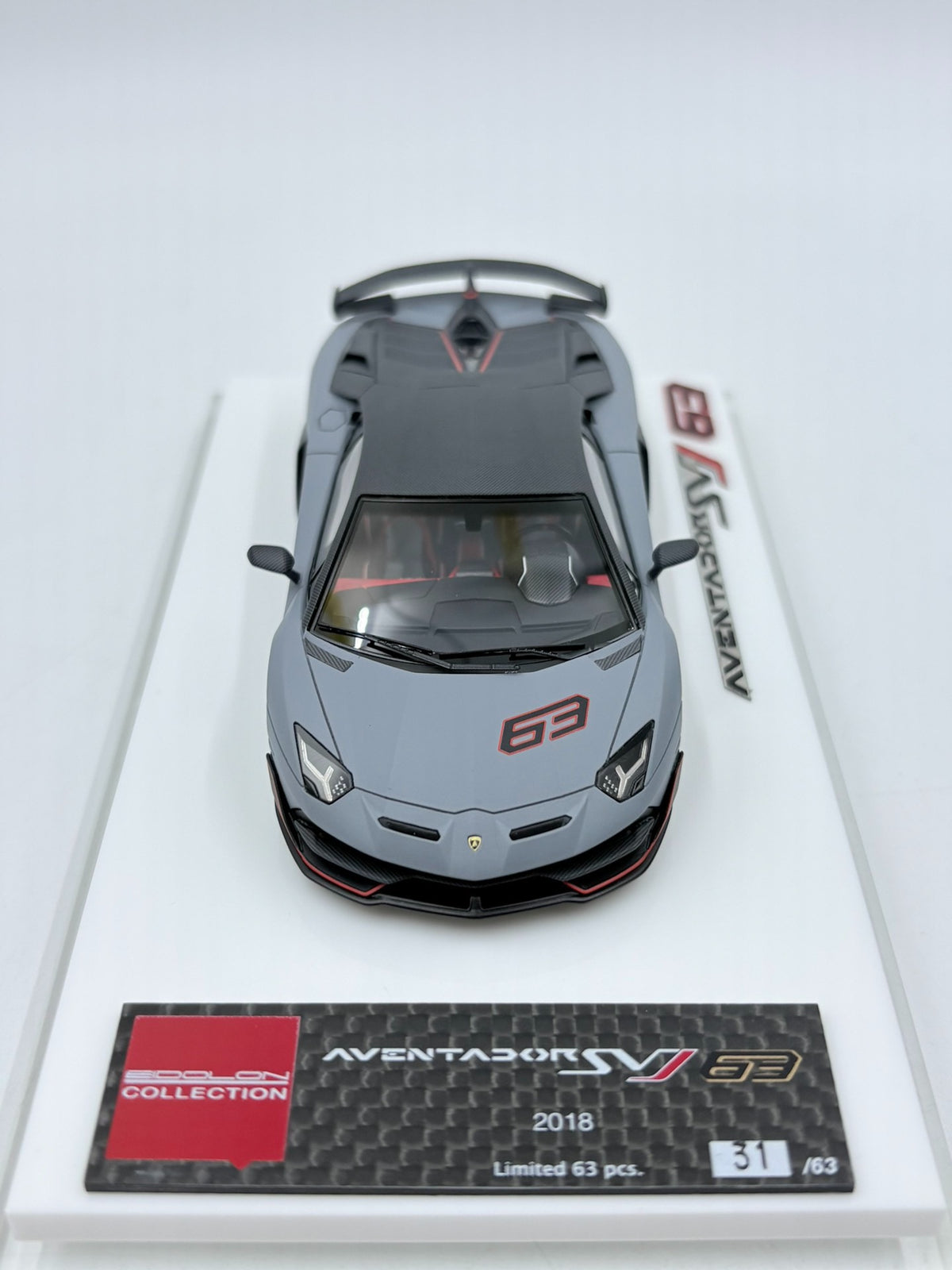 Scale Model Make Up Lamborghini Avent Aventador SVJ 63 1/43ResinModel - immagine 2