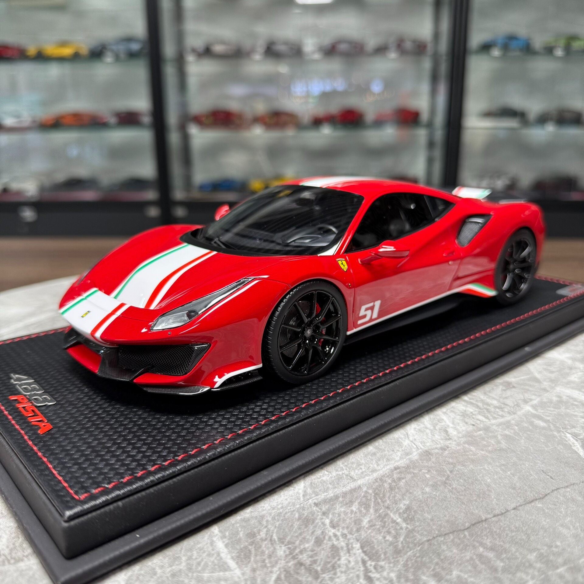 MR Ferrari 488 Pista 1:18 Resin Model image 2