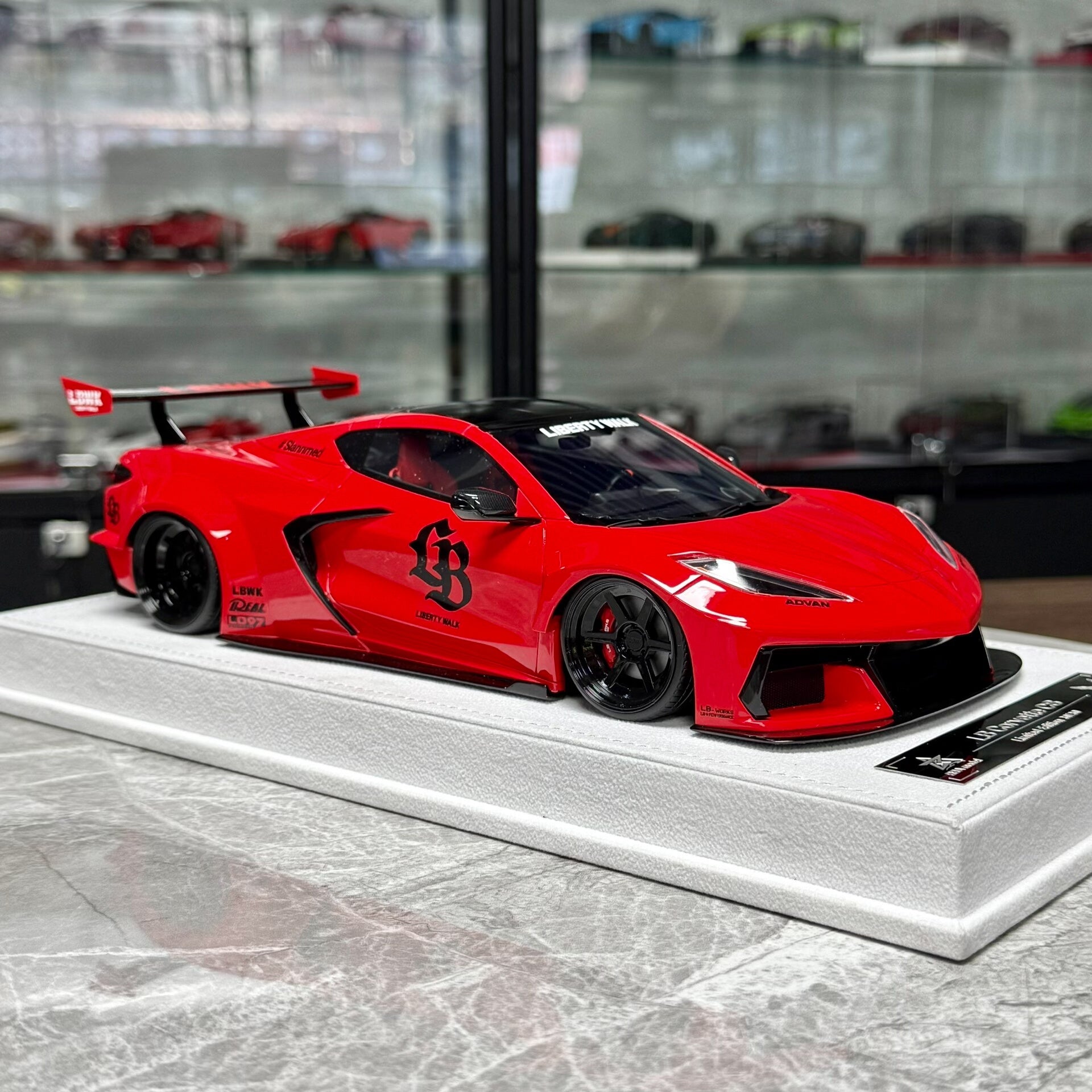 BBA Model Chevrolet Corvette C8 1:18 Resin Model image 2
