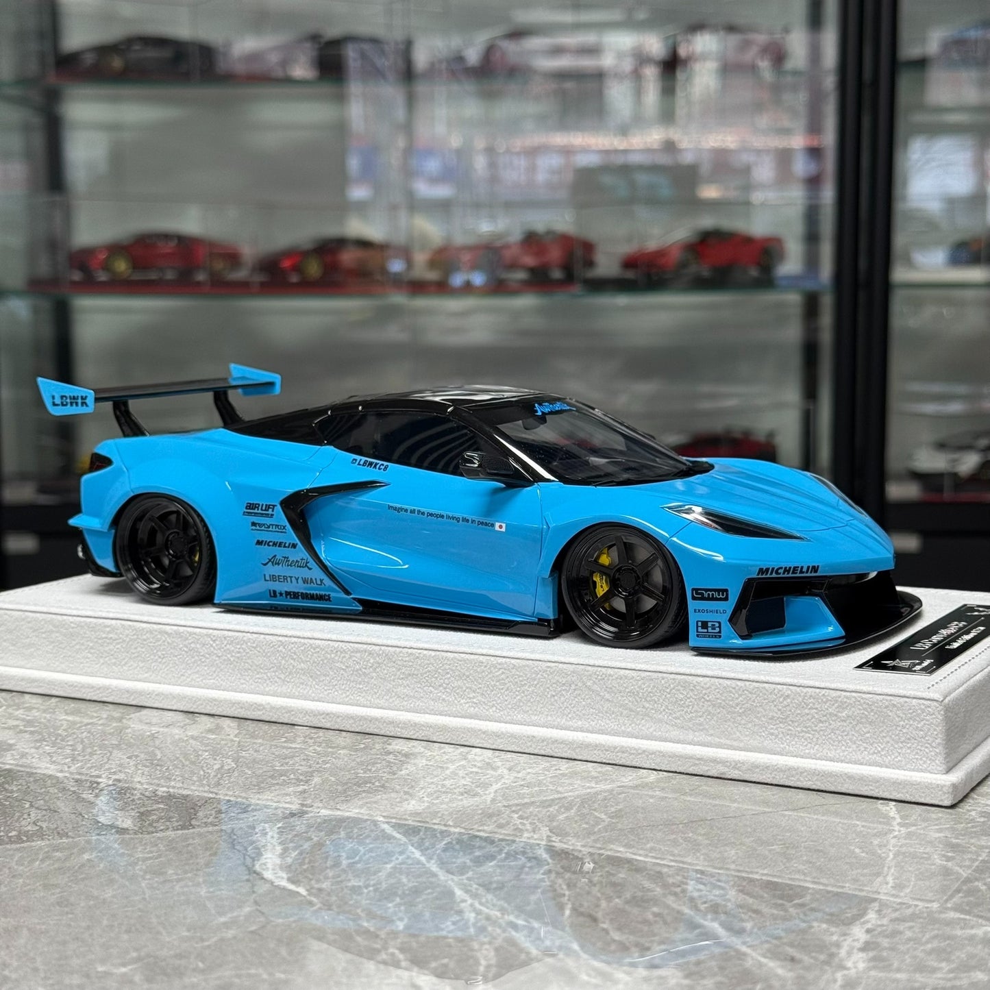 BBA Model Chevrolet Corvette C8 LB 1:18 Resin Model image 2