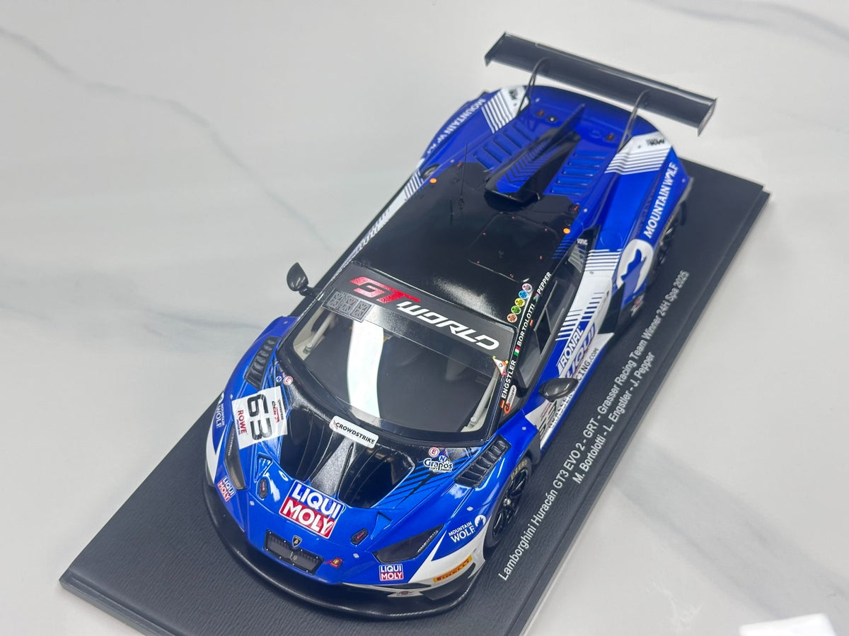 Spark Lamborghini Huracan EV EVO 2 BlueLivery 18SPA 2025 1:18 - immagine 2