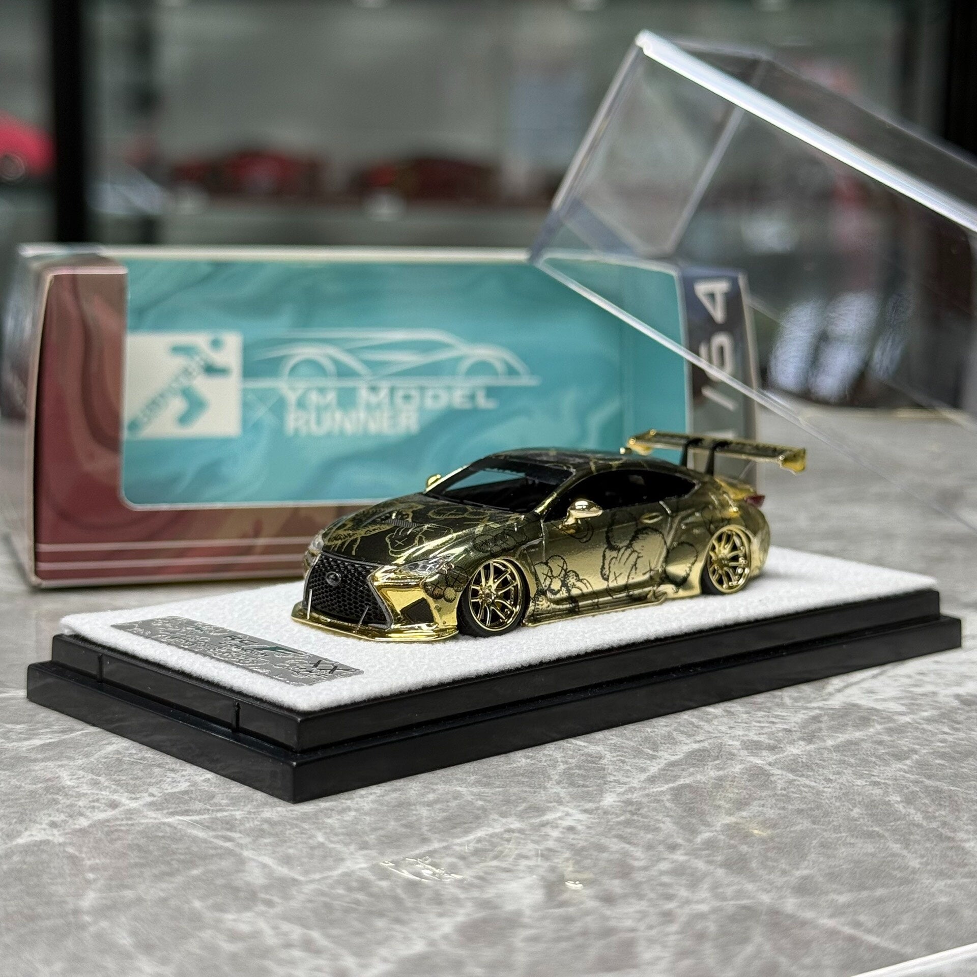 YM Model Lexus RCF 1:64 Resin Model image 2