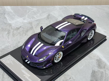 DM Pro Ferrari 488P 1:18 Purple - immagine 2