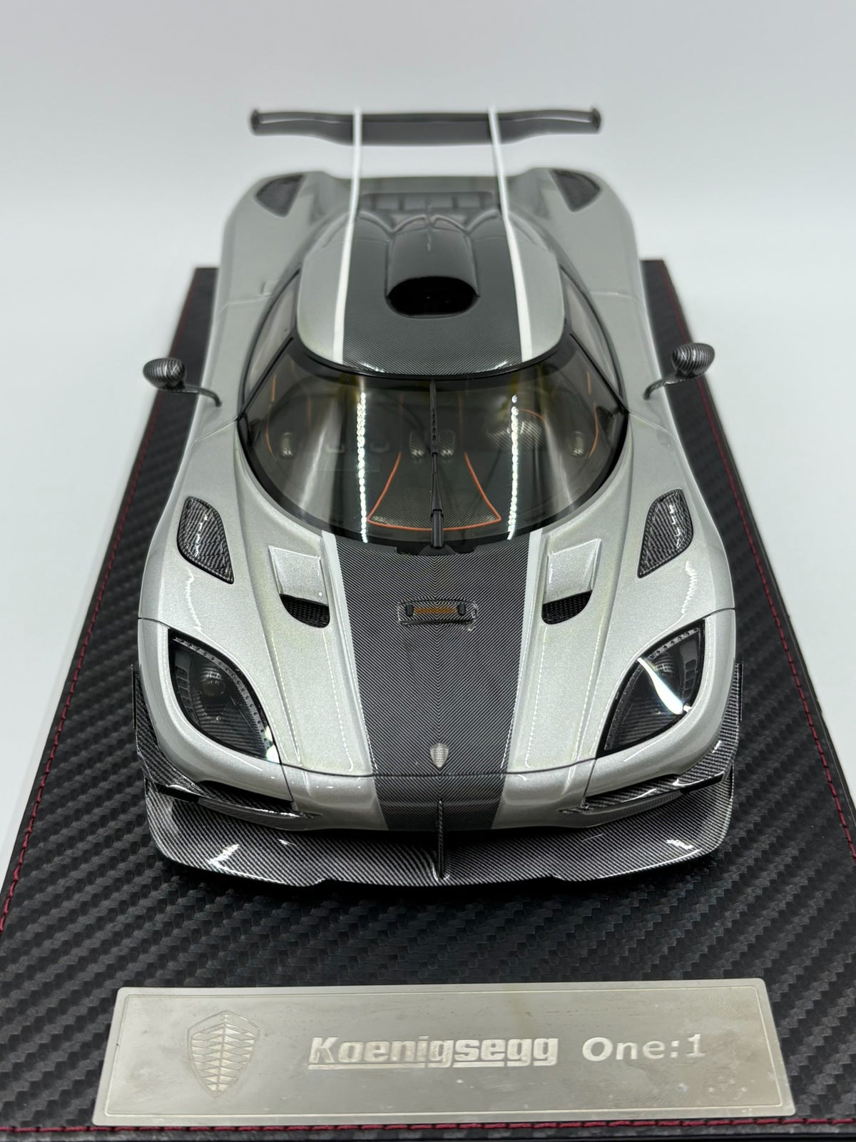 FRONTIART Koenigsegg one 1 FA 1/18ResinModel Silver - immagine 2