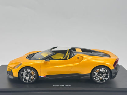 TopSpeed Bugatti W16 Mistral Yellow 1:18 Yellow - immagine 2