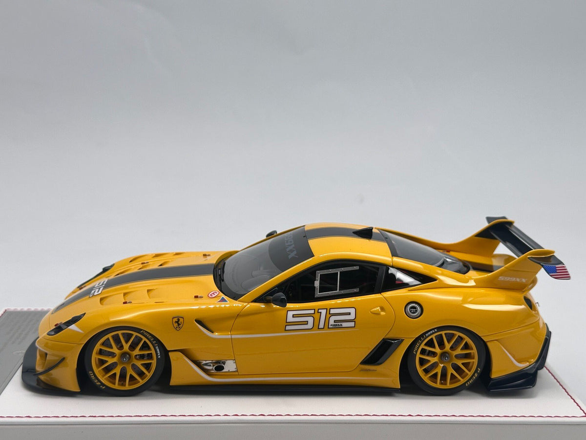 Scale Model DG Ferrari 599 EVO XX Yellow DG222 1:18 Yellow - immagine 2