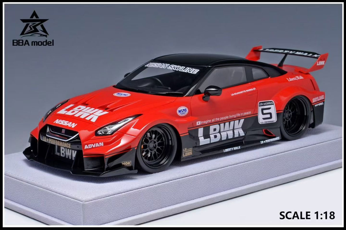BBA MODEL NissanGTR 35GT-RR LBWK 1:18 - immagine 2