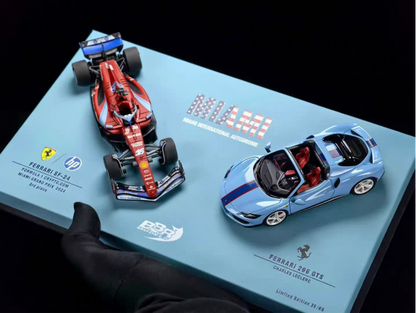 BBR 1/43 Ferrari SF-24 & 296 GTS Miami Special Livery Double Set