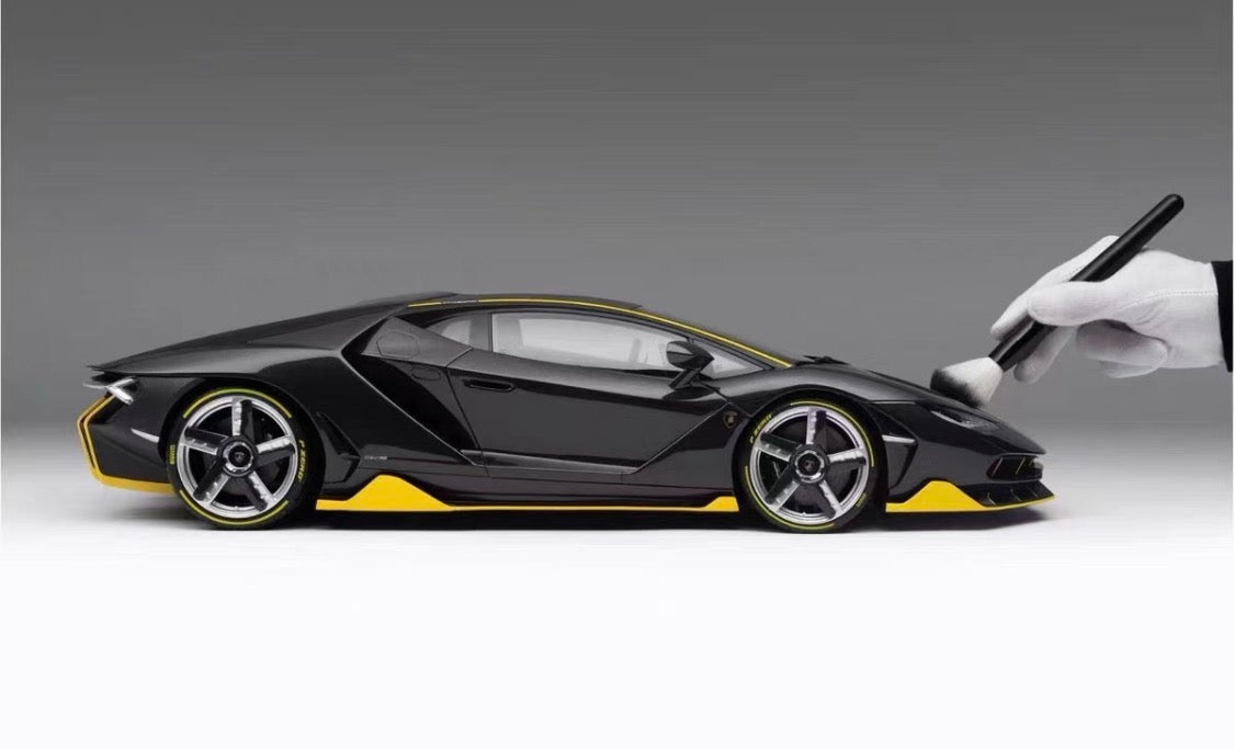 Amalgam 1/8 Lamborghini Centenario LP770-4 Roadster Black Carbon Limited #11