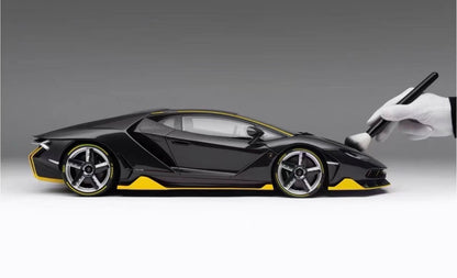 Amalgam 1/8 Lamborghini Centenario LP770-4 Roadster Black Carbon Limited #11