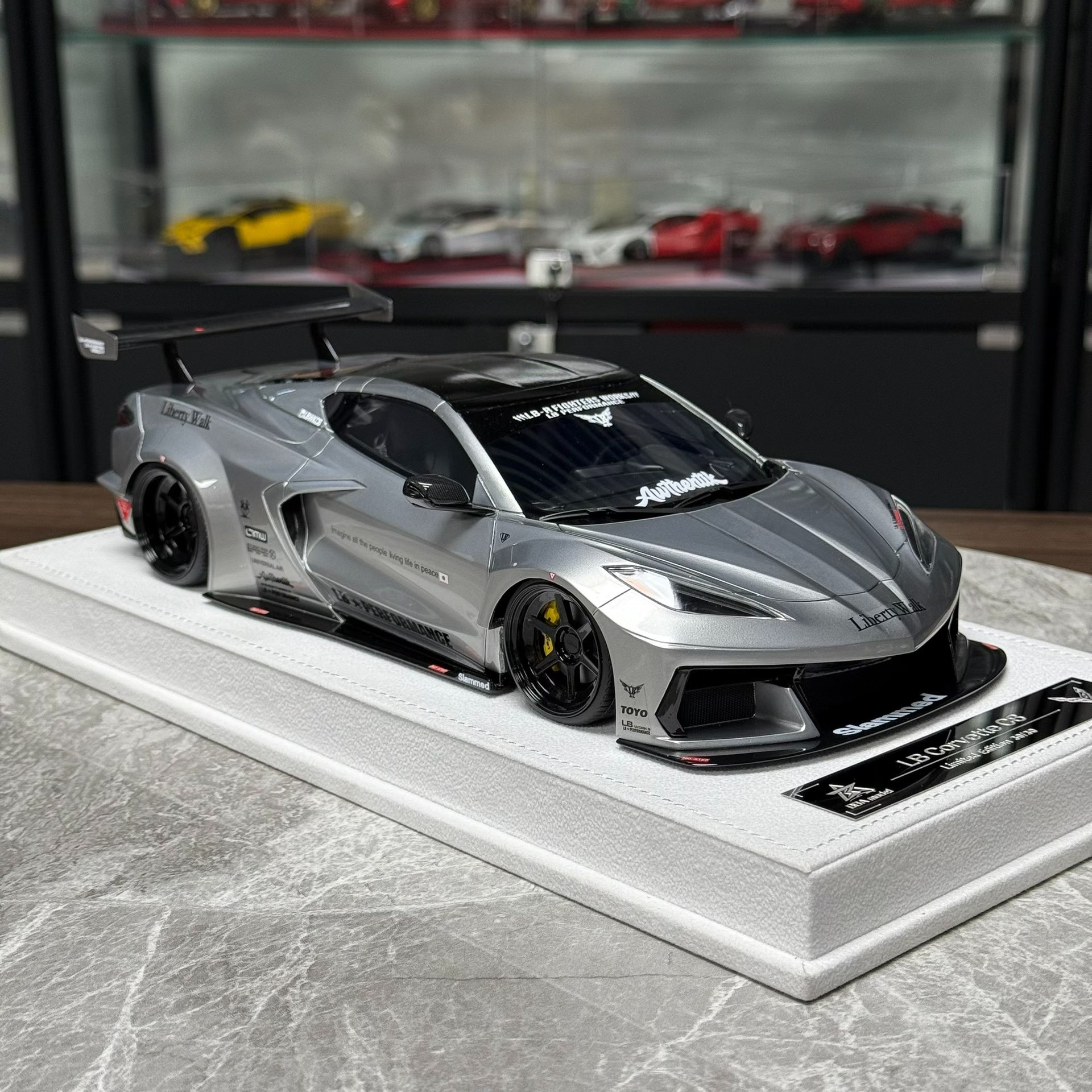 BBA Model Chevrolet Corvette C8 LB 1:18 Resin Model image 3