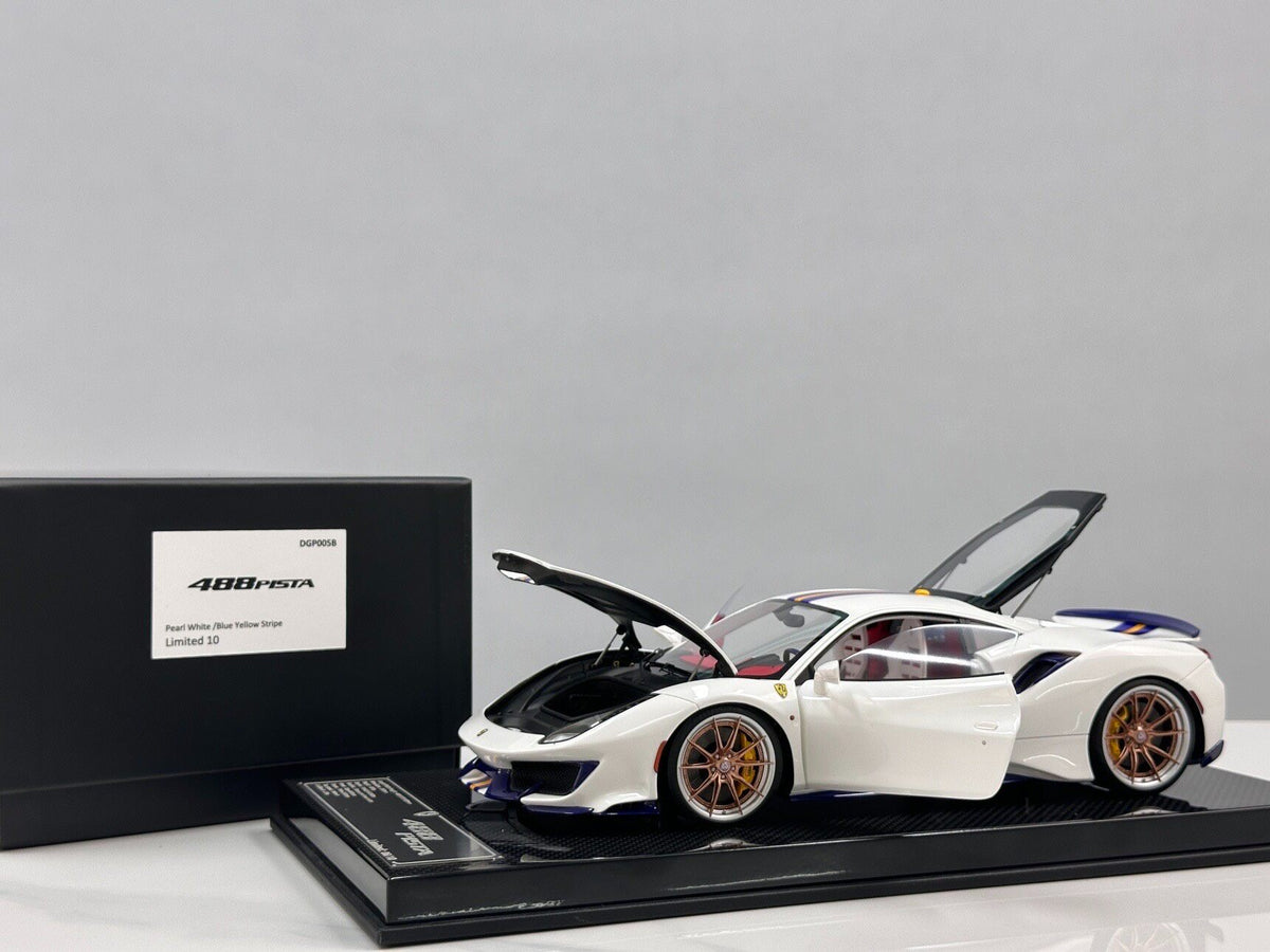 DM Pro  1:18 Ferrari 488 Pista - Modello da collezione - immagine 3