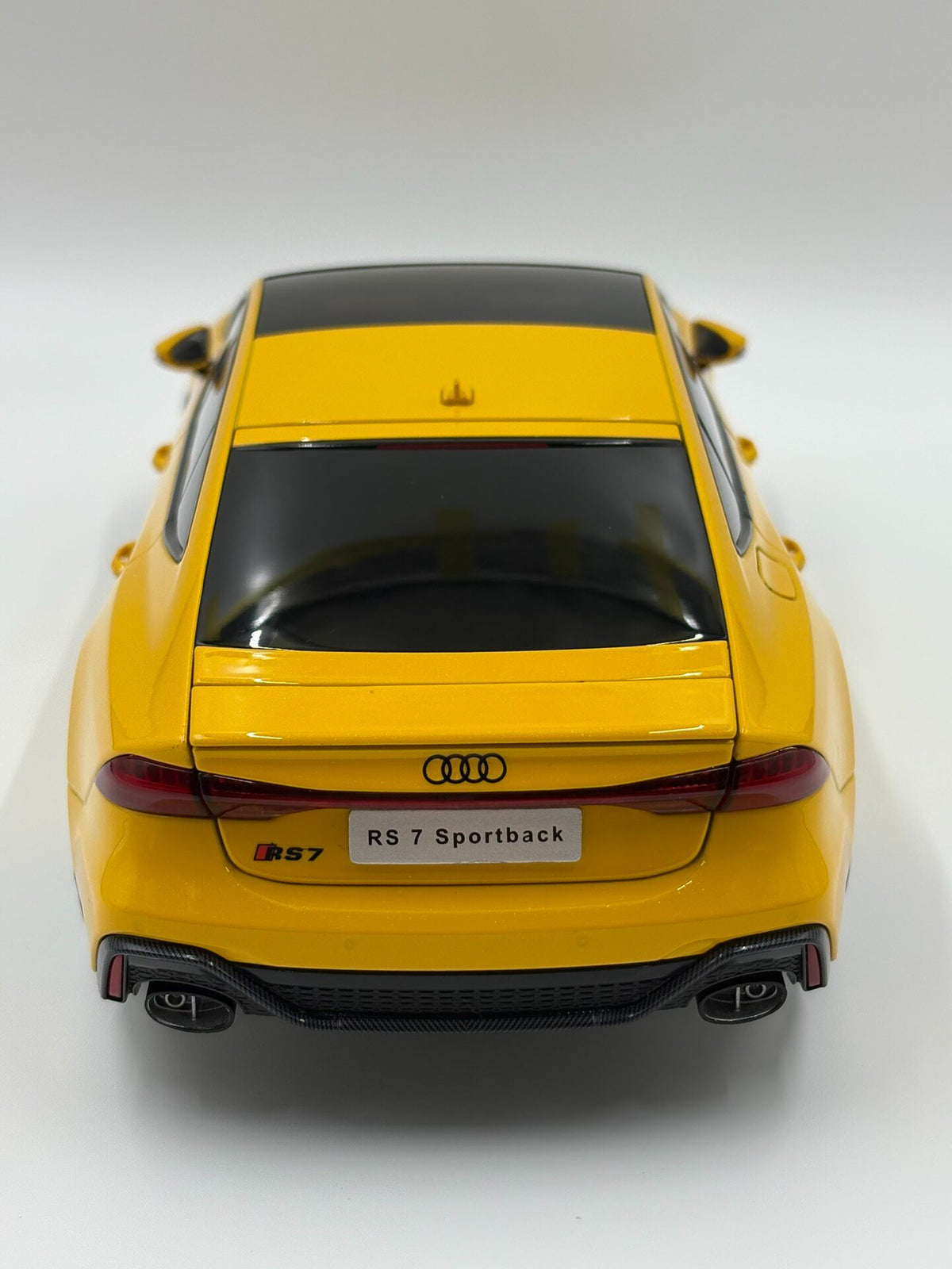 Scale Model AUDI RS7 C8 Voss Vossen HF2 Yellow DiecastModel 1:18 Yello - immagine 3