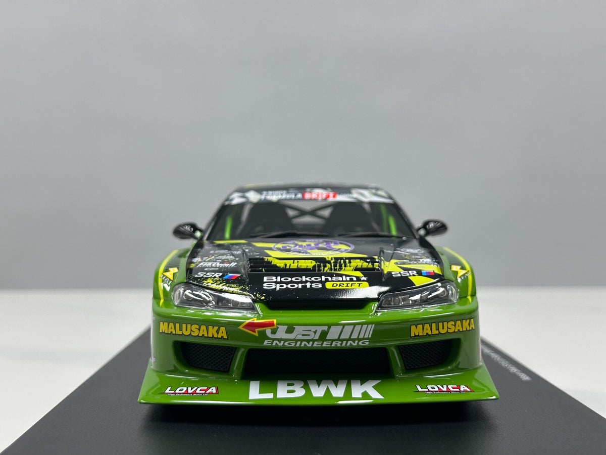 TopSpeed Nissan LB-Super Silh Silhouette S15 SILVIA GreenLivery 1:18 - immagine 3