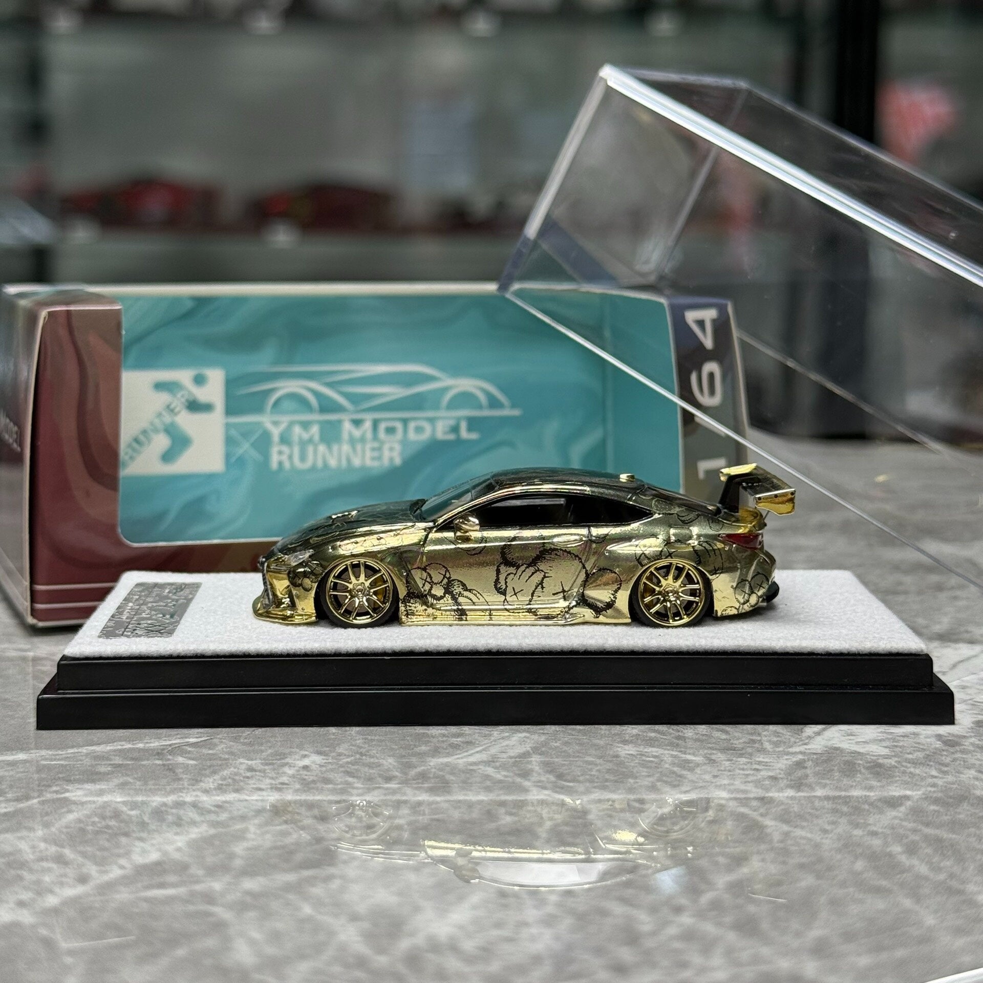 YM Model Lexus RCF 1:64 Resin Model image 3