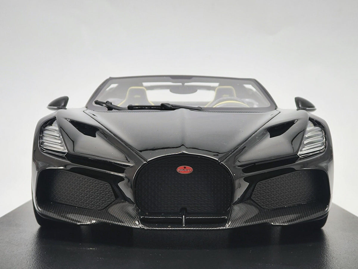 TopSpeed Bugatti w16 mistralBlack 1:18 - immagine 3