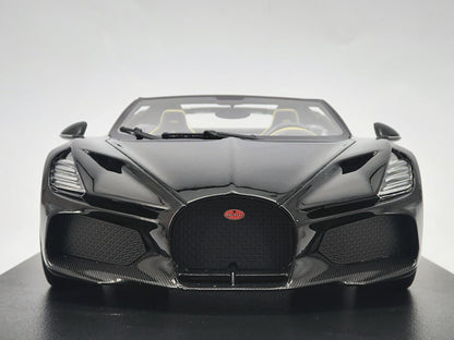TopSpeed Bugatti w16 mistralBlack 1:18 - immagine 3