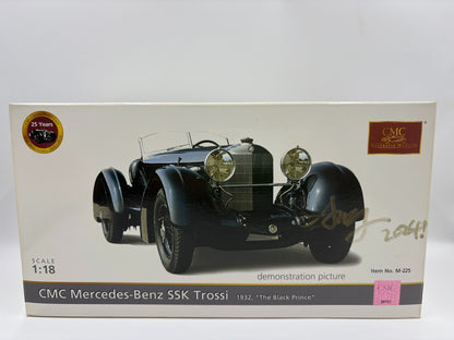 Scale Model CMC Mercedes-Benz SSK Trossi PRINCE 1:18 Black - immagine 3