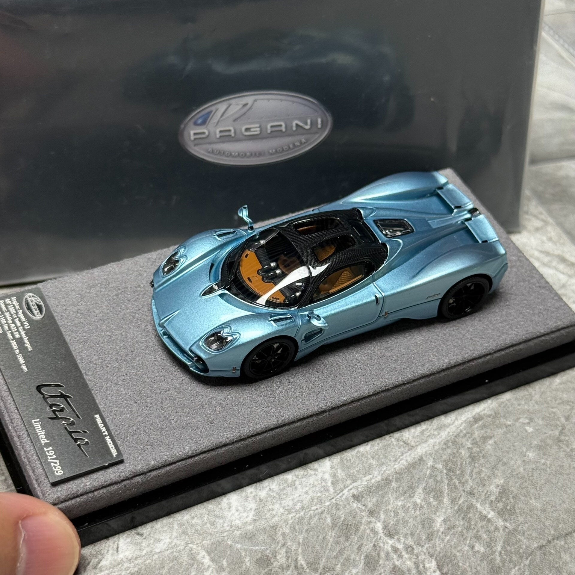 FIGART MODEL Pagani UTOPIA 1:64 Resin Model image 3