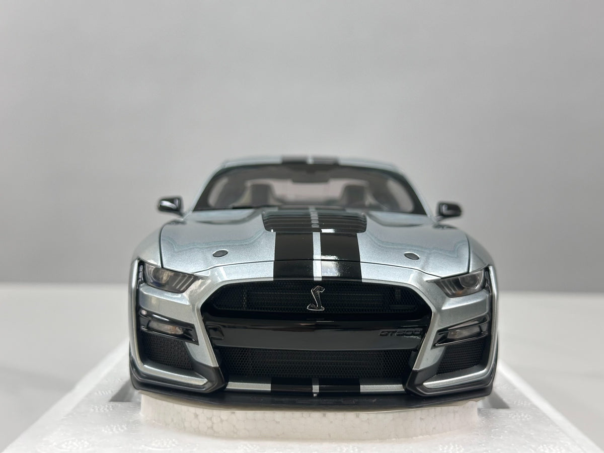 AR AUTO Art Ford MUSTANG SHELB SHELBY 73096 1:18 Silver - immagine 3