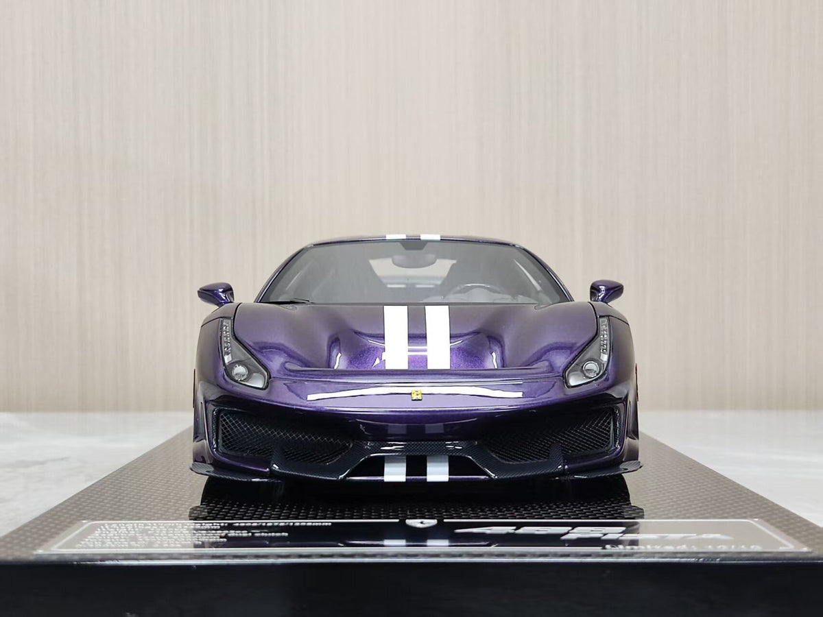 DM Pro Ferrari 488P 1:18 Purple - immagine 3