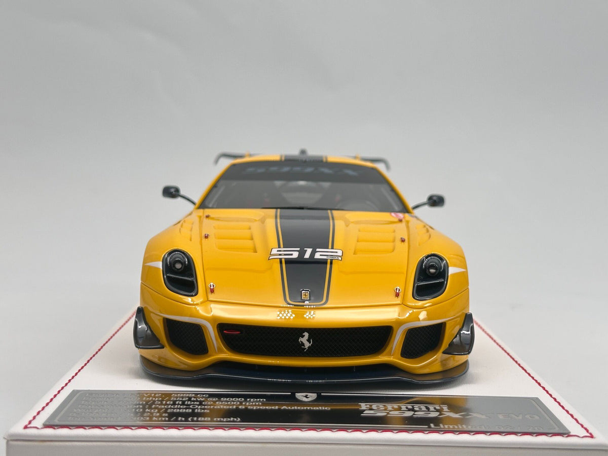 Scale Model DG Ferrari 599 EVO XX Yellow DG222 1:18 Yellow - immagine 3