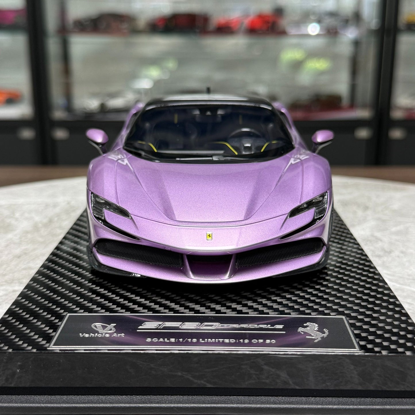 Vehicle Art Ferrari SF90 1:18 Resin Model image 3