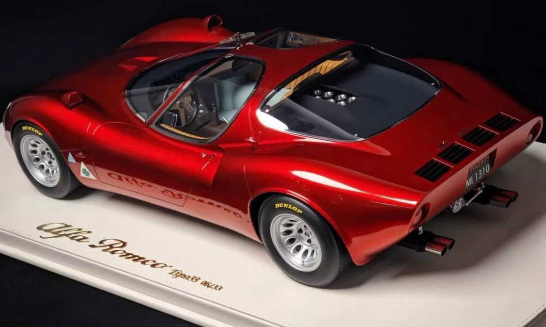 DMH 1/8 Alfa Romeo Tipo 33 Stradale Early – Metallic Red Limited x33